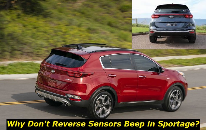 why dont reverse sensors beep in sportage